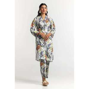 ชุดเซ็ตผ้าชีฟองสีม่วงสำหรับผู้หญิง ไซส์ XXS/XS ชุดสองชิ้นสำหรับใส่ในชีวิตประจำวัน ดีไซน์เสื้อและกระโปรง - Product Image 6