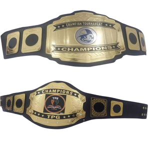 เข็มขัดหนังแชมป์สำหรับมวยปล้ำแบบมืออาชีพเข็มขัดศิลปะการต่อสู้แบบกำหนดเองสำหรับเทควันโดคาราเต้ยูโด - Product Image 5