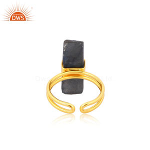 แหวนอัญมณีลาบราดอไรต์ธรรมชาติเงินสเตอร์ลิงขายดีที่สุดเครื่องประดับชั้นดีสำหรับผู้หญิงของขวัญสำหรับผู้หญิง - Product Image 4