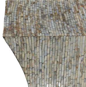 Table d'appoint moderne en forme de sablier, en nacre, faite à la main, durable et personnalisable - Product Image 6