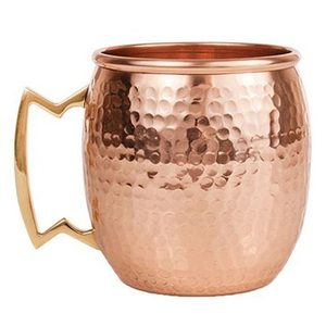 Taza de café personalizada de cobre asequible Tazas de mula de Moscú de cobre de acero inoxidable con asa - Product Image 2