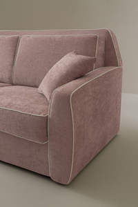 Sofá Cama Convertible de Dos Plazas de Tela Contemporánea de Alta Calidad 100% Hecho en Italia con Funda Extraíble y Lavable para Sala de Estar - Product Image 3