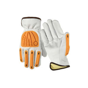 Gants de sécurité anti-choc industriels les plus vendus, personnalisés, antidérapants, résistants aux coupures, en cuir TPR, pour mécaniciens - Product Image 6