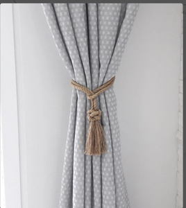 Corde de jute naturelle nautique-Cravate de ferme Cravate Rideau Retenue industrielle-Corde de jute torsadée - Product Image 1