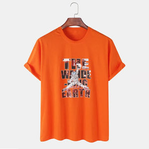 Usine OEM ODM T-shirt coupe ajustée en coton pour hommes, t-shirt décontracté, blanc et uni pour les muscles pour la coutume - Product Image 2