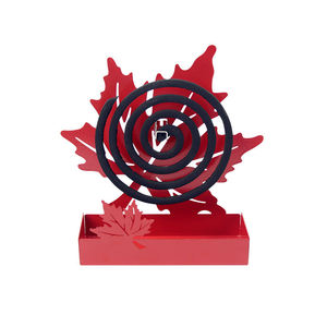 Soporte de Metal Decorativo con Diseño de Hoja de Arce para Espirales, Porta Espirales Religioso Ecológico para Eventos en el Hogar - Product Image 1