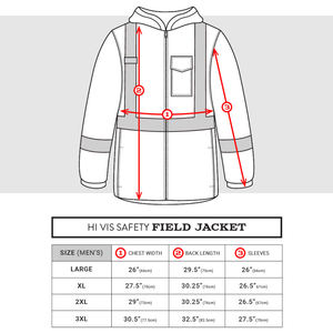 Chaqueta de seguridad personalizada con logotipo personalizado bordado impresión reflectante alta visibilidad ropa de trabajo OEM proveedor fabricante - Product Image 6