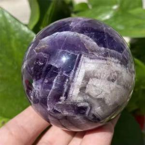 High Quality Gemstone Amethyst <b>Sphere</b> Natural Polished <b>Crystal</b> Ball 5-6cm Bulk Wholesale Healing Reiki Meditation Home Decor - Product Image 6