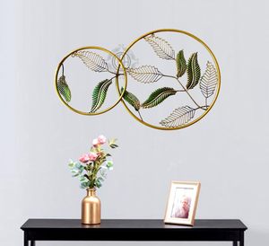 Arte de pared de hoja de diseño exclusivo hecho a mano, decoración de pared de Metal de lujo moderna, arte colgante de pared sostenible para decoración del hogar - Product Image 1