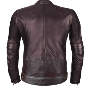 Adventure Motorbike Leather Jacket Men Riding Gear Protective Durable Racing Outdoor Men Motorbike Leather Jacket - Product Image 3