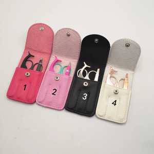 แหนบถอนขนตาอุปกรณ์แต่งขนตา4ชิ้นทำจากสเตนเลสฉลากตามสั่ง - Product Image 5