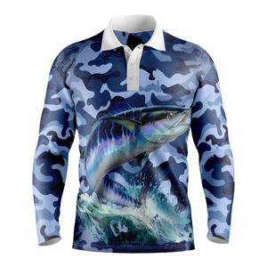 Camisetas de Pesca Personalizadas al por Mayor con Protección Solar UPF 50+ de Manga Larga para Actividades al Aire Libre, Ropa de Pesca de Alta Calidad para Hombre - Product Image 6