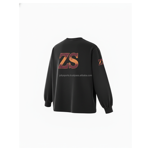 เสื้อกันหนาวผ้าฝ้ายขนแกะเฮฟวี่เวทเกรดพรีเมี่ยมผ้าขนนุ่ม GSM 380โลโก้ออกแบบได้ตามต้องการพิมพ์ลายด้วยความร้อน - Product Image 4