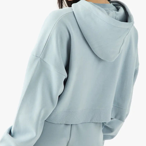 ชุดเซ็ตสองชิ้นลำลองสำหรับผู้หญิงคุณภาพสูง พร้อมซิป / ชุดออกกำลังกายผู้หญิงแบบสั่งทำพิเศษ กางเกงขาสั้นน้ำหนักเบา ชุดเซ็ตคู่สุดฮิต - Product Image 5