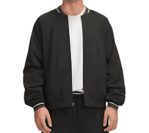 Minerals เสื้อแจ็กเก็ตบอมเบอร์สำหรับผู้ชายเสื้อแจ็กเก็ตบอมเบอร์พิมพ์ลายผ้าซาติน - Product Image 1