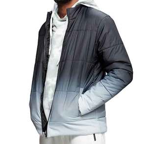 Top venta Listo para enviar Loose fit all over DIP Dye gradiente impreso hombres invierno cálido puffer chaquetas para hombres - Product Image 5