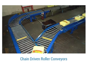 ระบบสายพานลำเลียงลูกกลิ้งแบบขับเคลื่อนโซ่อุตสาหกรรมพร้อมโครงเหล็กสำหรับโรงงานจำหน่ายบรรจุภัณฑ์อัตโนมัติ - Product Image 2