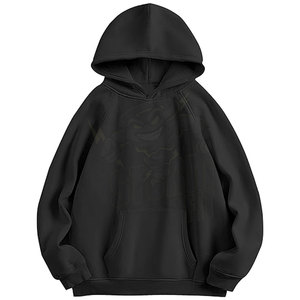 Sweats à capuche en molleton de coton 100% pour hommes, manches longues, pull confortable et décontracté, sweat-shirt d'hiver personnalisable avec impression OEM - Product Image 2