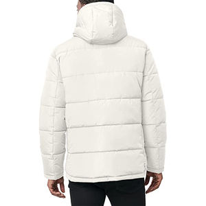 Veste d'hiver matelassée légère et minimaliste à capuche pour homme, décontractée et pour l'extérieur - Product Image 3