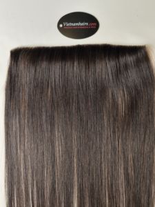 ผลิตในเวียดนาม - ผมแท้เวียดนาม 100% คุณภาพสูง แบบ Skin Weft เกรดผมดิบ คิวติเคิลครบ ราคาถูก มีหลายสี - Product Image 2