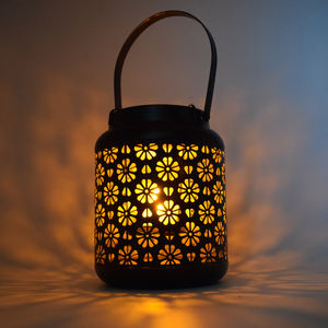 Candelabro Decorativo de Hierro Dorado al por Mayor, Portavelas Votivo de 20 Copas, Candelabro Geométrico Escalonado para Centro de Mesa de Boda o Navidad - Product Image 4