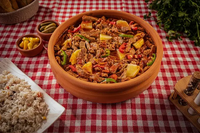 Bol à salade en argile écologique Z F Craft, design moderne, vaisselle indienne naturelle polie et peinte à la main pour la maison et les restaurants