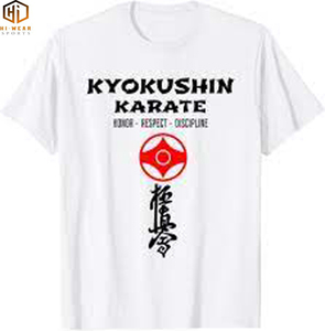 Kyokushin คาราเต้มีฮู้ดผู้ชายสีขาวศิลปะการต่อสู้ - Product Image 4