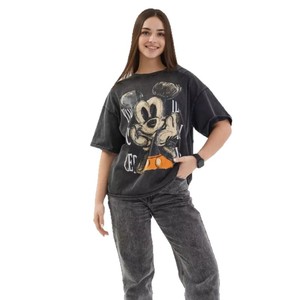 เสื้อถักลายกราฟิกแบบลำลองสำหรับ100% ขนาดปกติผ้าคอตตอนระบายอากาศได้ดีเยี่ยมแฟชั่น - Product Image 2