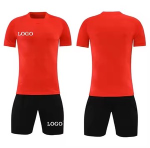 Conjunto de Uniforme de Fútbol Unisex de Alta Calidad, 100% Poliéster, con Parte Superior de Algodón, Secado Rápido y Transpirable para Adultos, Verano - Product Image 2