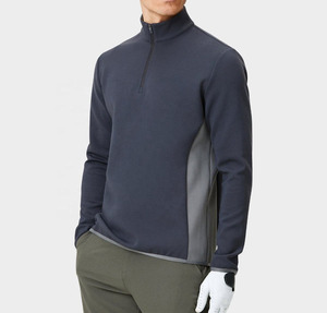 ... Jersey de golf con cremallera de cuarto con tela elástica hecho para facilitar el movimiento y la comodidad durante las rondas de práctica - Product Image 2