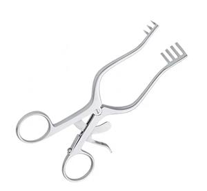 Retractor Weitlaner de alto grado 3x4 puntas 18mm cirugía plástica profunda Retractor alemán de acero inoxidable - Product Image 2