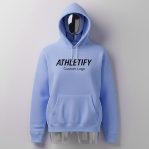 Sudadera con Capucha Básica de Algodón para Hombre, Acogedora y Cómoda, Perfecta para Uso Casual y al Aire Libre con un Diseño Moderno. - Product Image 1