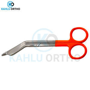 KAHLU ORTHOPEDIC-Tijeras de vendaje quirúrgico con mango rojo personalizado, acero inoxidable, alta calidad, novedad - Product Image 3