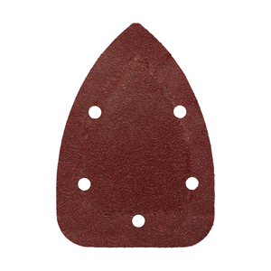 Lija Ricambio Velcro Delta 140x100 mm. Con Foro Grano 180 (10 Pezzi) - Product Image 1