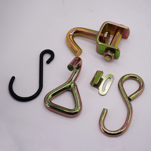Kits de fixation robustes à crochets <span class=keywords><strong>en</strong></span> J et anneaux <span class=keywords><strong>en</strong></span> D, galvanisés à haute résistance, pour le maintien de charges lourdes sur camions et remorques de bateaux - Product Image 3