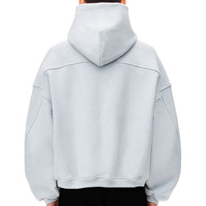 <b>hoodies</b> Wholesale Zip up <b>Hoodies</b> for <b>Men</b> Plus Size Boxy Fit Drop Shoulder With Zipper Thick <b>Oversized</b> Full Zip up <b>Hoodies</b> - Product Image 1