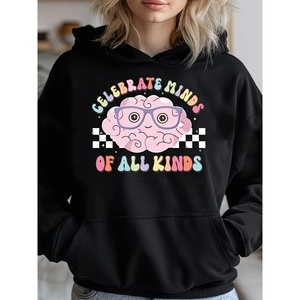 Kinitwear Mujer Otoño/Invierno Jersey Sudadera Un Color Ocio Estándar Hecho en China - Product Image 1