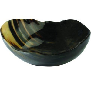 Bol artisanal en corne de vache/bœuf/buffle, design écologique personnalisé, pour servir des fruits, des salades, à la maison, au restaurant, pour les mariages - Product Image 1