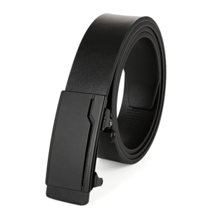 Cinturón de Cuero PU para Hombre, Precio de Fábrica al por Mayor, Logotipo Personalizado, Hebilla Ajustable de Alta Calidad - Product Image 4