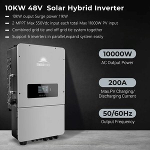 Inversor híbrido SUN GOLD POWER 10KW 48V retroalimentación de red de fase dividida sin batería - Product Image 2