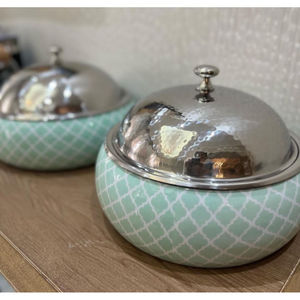 Casserole ronde de qualité de luxe pour serveur de nourriture meilleure vente de casseroles islamiques pots de service de nourriture pour la décoration intérieure - Product Image 2
