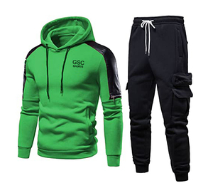 Costumes de jogging pour hommes coupe ample survêtements d'entraînement avec pull à capuche et pantalon de jogging dernières créations costumes de jogging en gros - Product Image 6