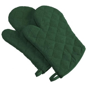 Joyeuses Pâques Lapin Abeille Imprimé Attrayant Meilleure Vente Grill Conventionnel Certifié GOTS 100% Moufles de Sécurité pour Four en Coton Biologique - Product Image 3