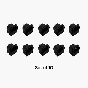 Juego de 10 enchufes macho de tres pines con fusible de dos orificios, material plástico, 250V, 10A, envío gratis - Product Image 6