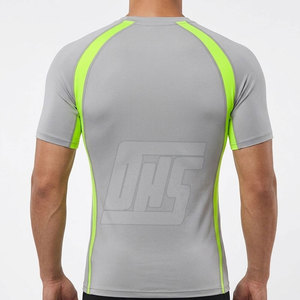 New Arrival <b>Men</b> <b>Compression</b> T-Shirts Stretch Fit Breathable Workout Training Running Gym Sports <b>Top</b> Quick Dry Athletic Wear - Product Image 4