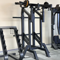 Machine de musculation professionnelle PowerX Viking Press à charge libre pour l'entraînement des épaules