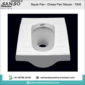 Artículos sanitarios de cerámica blanca de diseño moderno de la mejor calidad Oferta de venta del distribuidor a granel Orissa Pan Water Closet Squat Toilets - Product Image 2