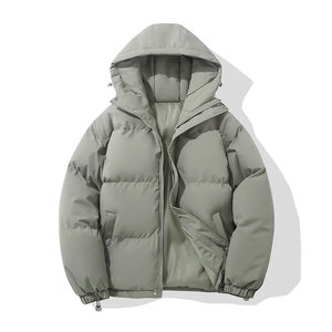 Veste matelassée noire de haute qualité pour garder au chaud les vestes matelassées pour hommes Veste matelassée d'hiver pour hommes adultes - Product Image 1