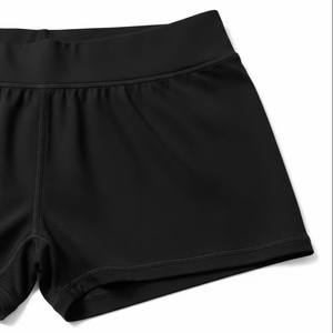 กางเกงขาสั้นโยคะผ้าสแปนเด็กซ์เนื้อแน่นไร้รอยต่อ ผ้าไนลอนผสมสแปนเด็กซ์ ยืดหยุ่นสูง ระบายอากาศได้ดี เหมาะสำหรับออกกำลังกาย ฟิตเนส เทรนนิ่ง ชุดออกกำลังกาย - Product Image 2
