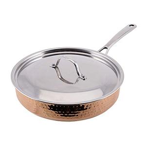 Sartén de Metal Chapado en Cobre con Utensilios de Cocina Antideslizantes, Sartén de Gran Tamaño para Uso en Hotel y Restaurante - Product Image 3